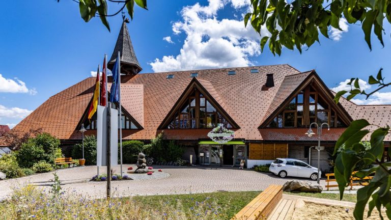 Eingang zum Schwarzwaldhaus der Sinne in Grafenhausen, Schwarzwald