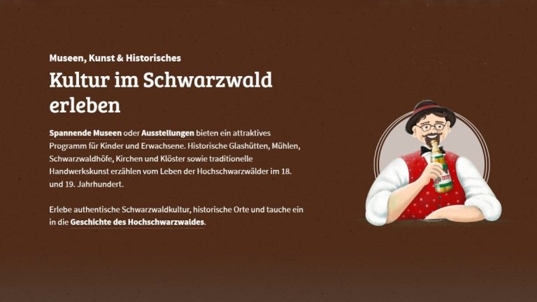 Einleitender Text eines Webseitentitels der Hochschwarzwald Tourismus GmbH